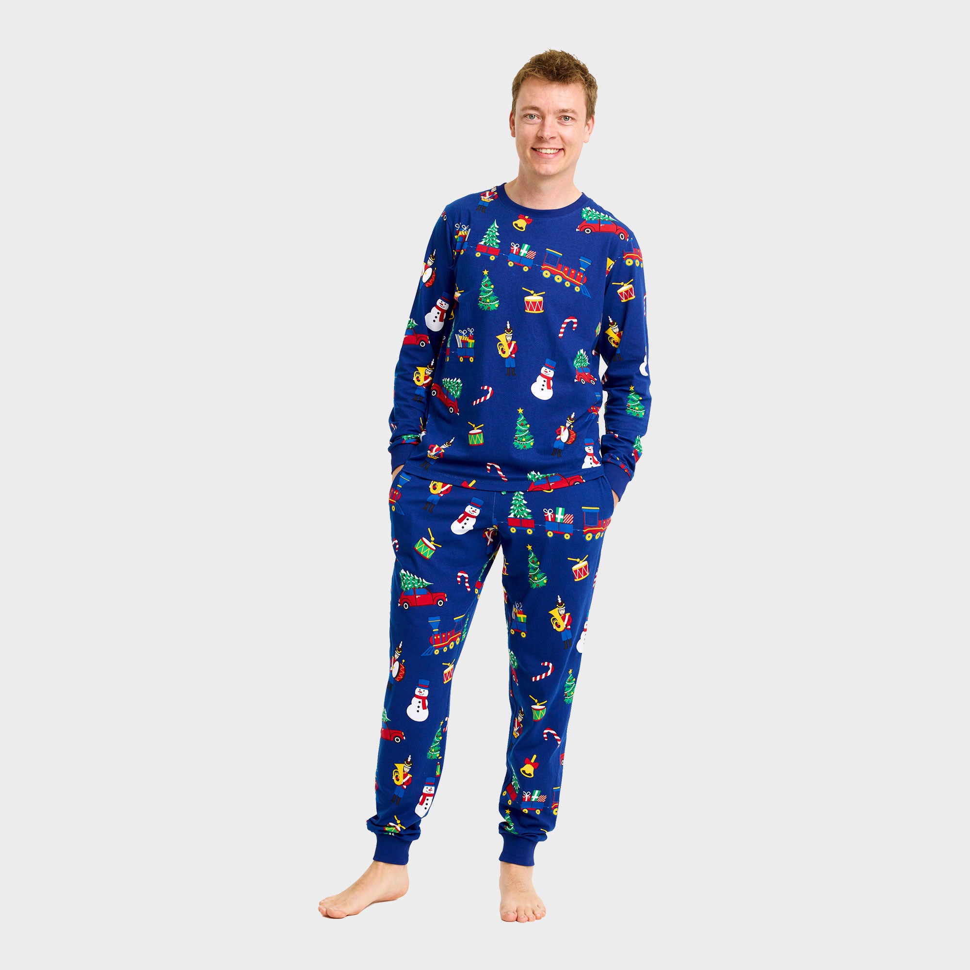 Christmas toys julepyjamas - Herre.